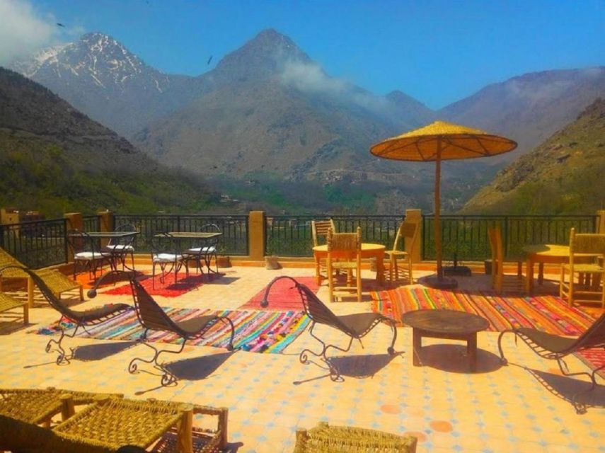 Dinner in Atlas Mountains &Terac Be Front Toubkal Peak 4167m - Dining Ambiance