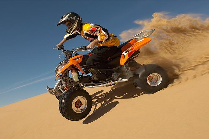 Dubai Desert Quad-Bike Safari With BBQ Dinner and Camel Ride - Cancellation Policy