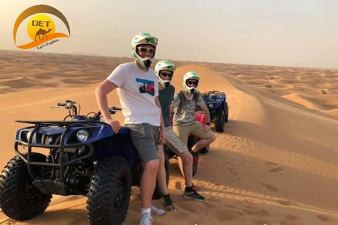 Dubai Desert Safari With Quad Bike, Sandboarding, Live Show & BBQ - Quad Biking Adventure in Lahbab Desert