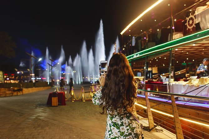 Dubai Luxury Canal Dinner Cruise With Optional Transfer - Inclusions and Departure