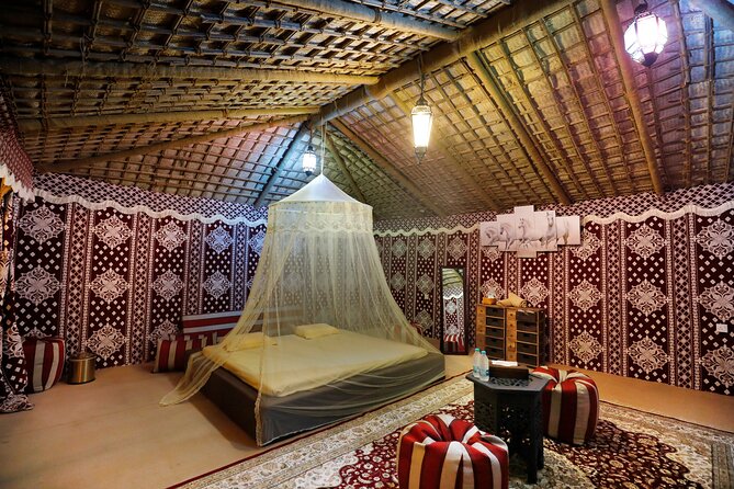 Dubai Overnight Desert Safari, BBQ & Stargazing at Al Khayma Camp - Indulge in Delicious Arabian Cuisine