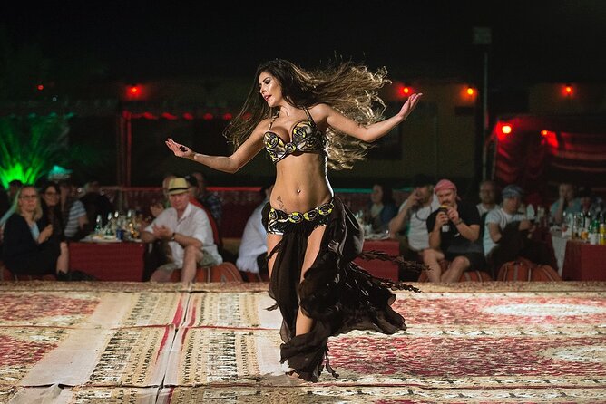 Dubai: Red Dunes, Sandsurf, Camel Ride, BBQ Dinner at Desert Camp - Activities and Live Show