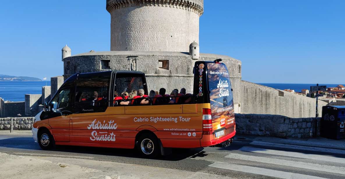 Dubrovnik: Convertible Bus Panorama Tour With Audio Guide - Key Experience Highlights