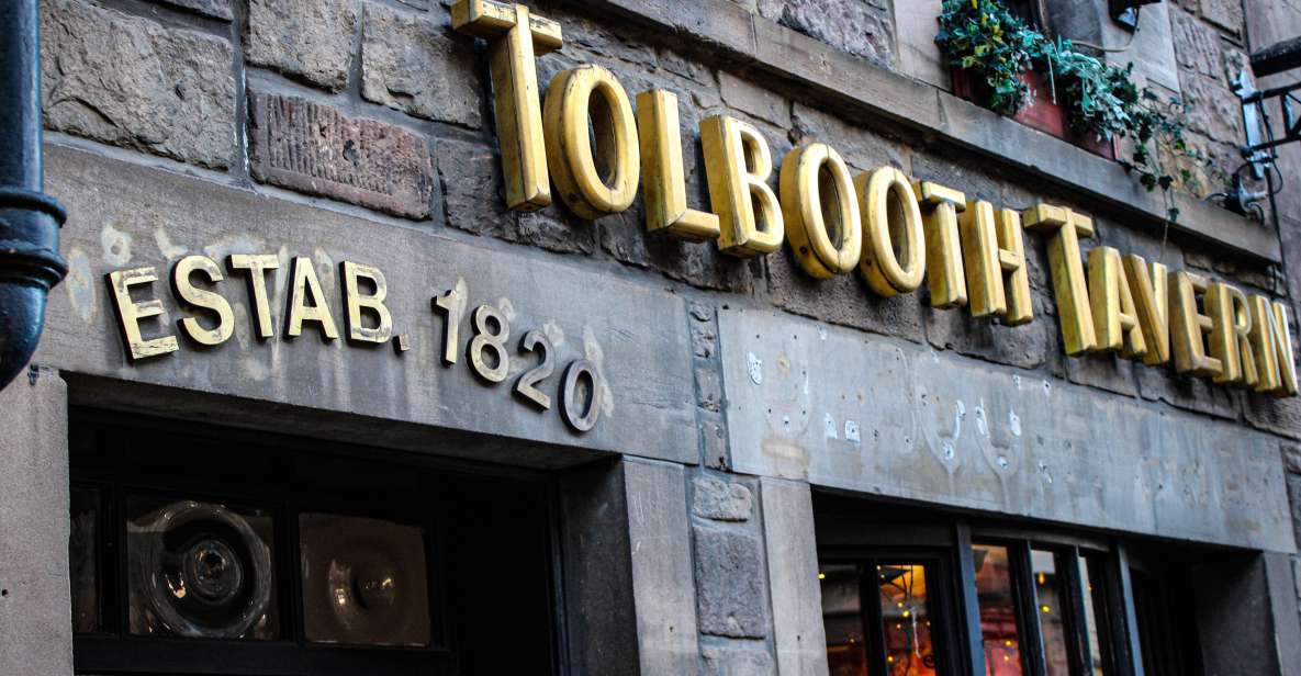 Edinburgh: Scottish Tasting Platter at The Tolbooth Tavern - Activity Duration and Details