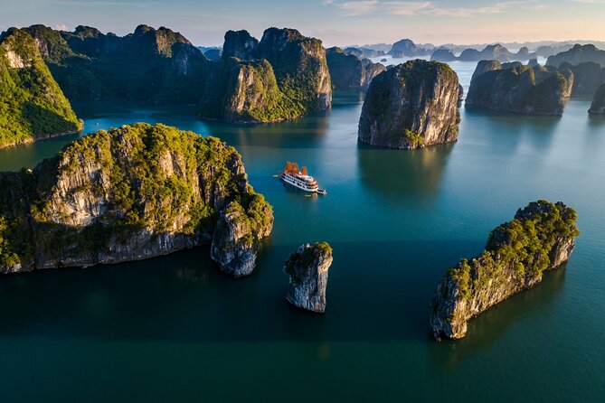 Emperor Cruises Experience 2 Days 1 Night in Halong Bay. - Beach Activities and Amenities