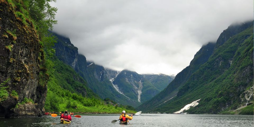 From Flåm: Nærøyfjord 3 Day Kayaking and Camping Tour - Tour Details