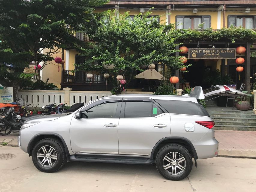 From Hoi An: Private Transfer to Hue With Photo Stops - Booking Information