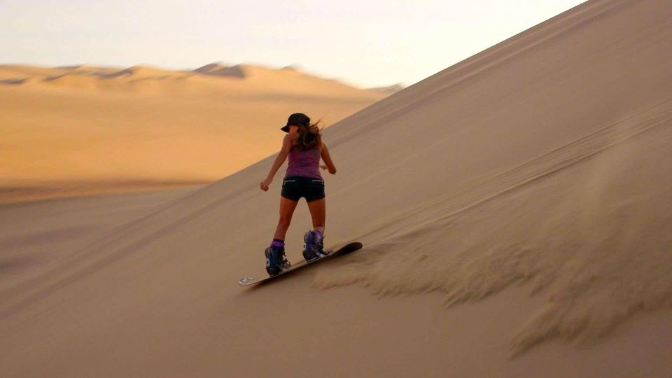 From Huacachina: Sunset Sandboard and Buggy in the Dunes - Inclusions