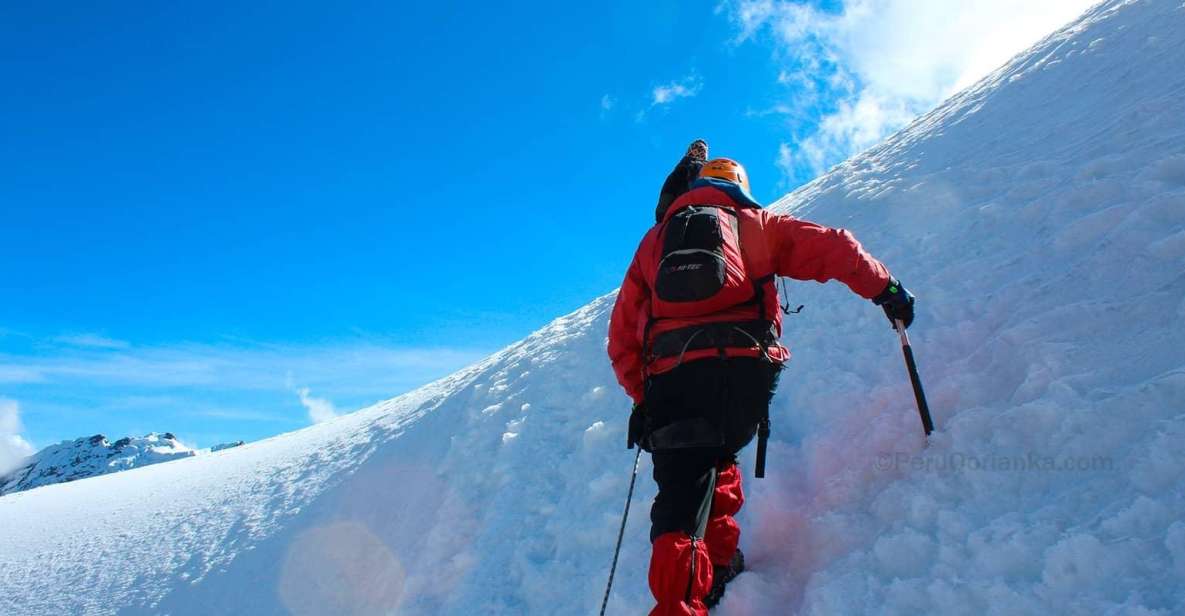 From Huaraz Climbing Nevado Mateo in Cordillera Blanca - Inclusions