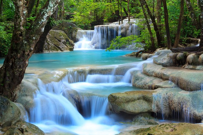 From Kanchanaburi: Erawan National Park Half Day - Private Vehicle Pickup