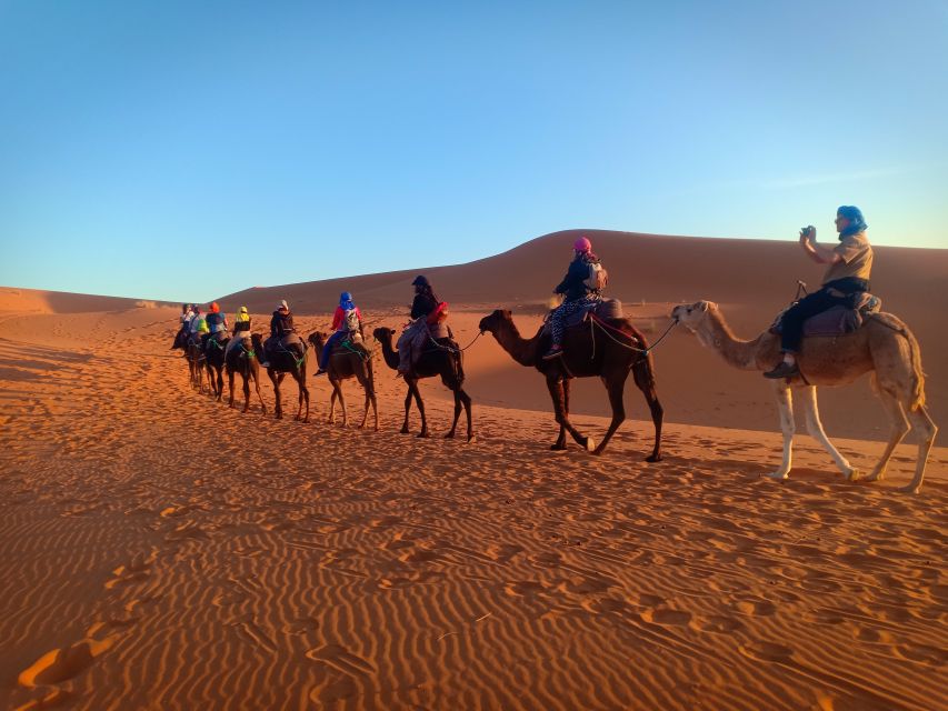 From Marrakech 3-Day, 2-Night Desert Trip to Merzouga Dunes - Accommodation and Dining Details