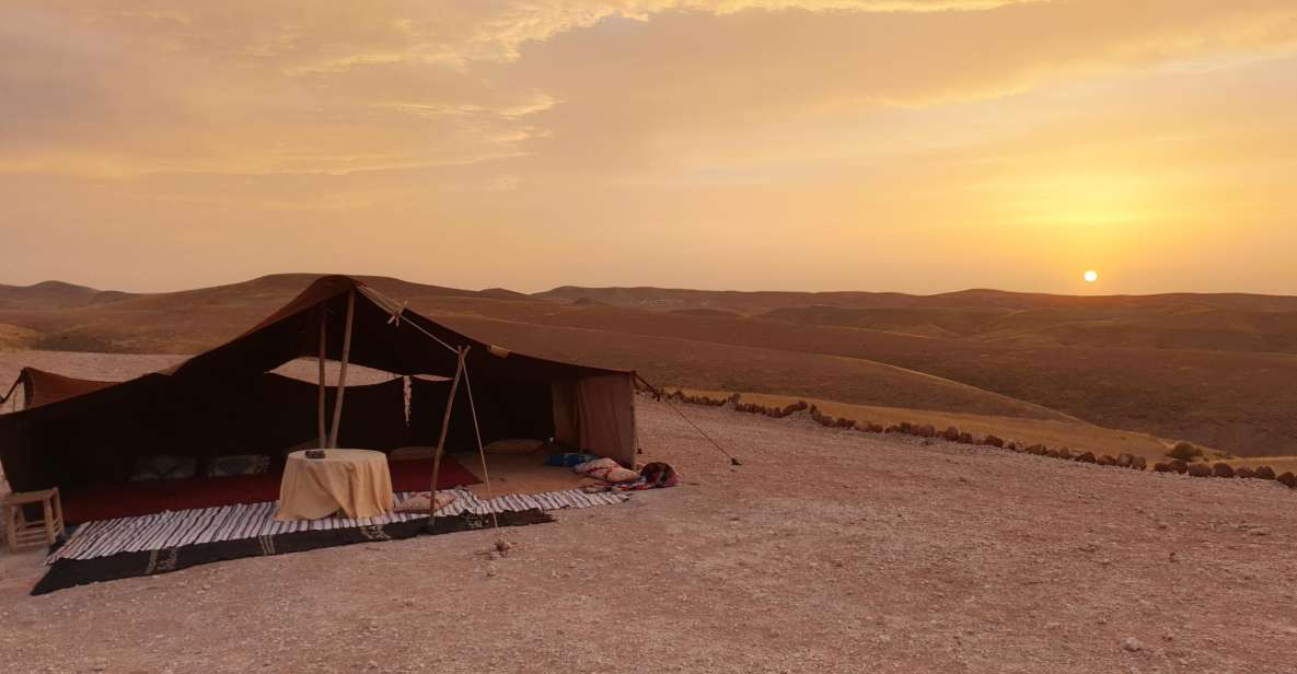 From Marrakech: Agafay Desert Sunset Tour With Camel Ride - Sunset Camel Ride Experience