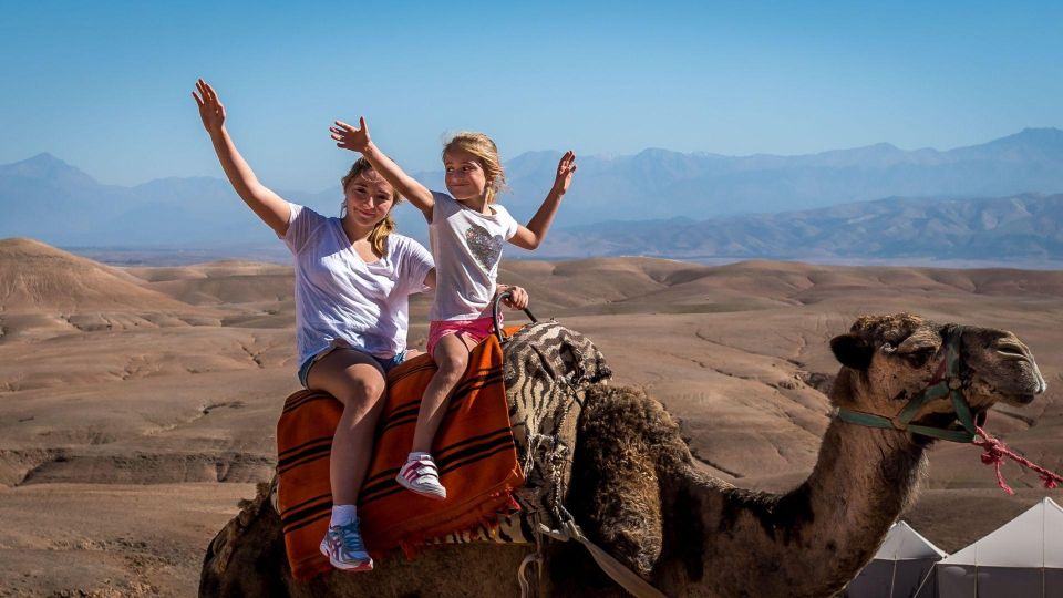 From Marrakech: Agafay Dinner & Quad Bike and Camel Ride - Exciting Desert Adventure Description