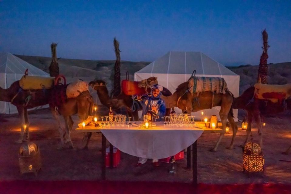 From Marrakech: Camel Ride Sunset Dinner and Show Desert - Starting Location & Itinerary