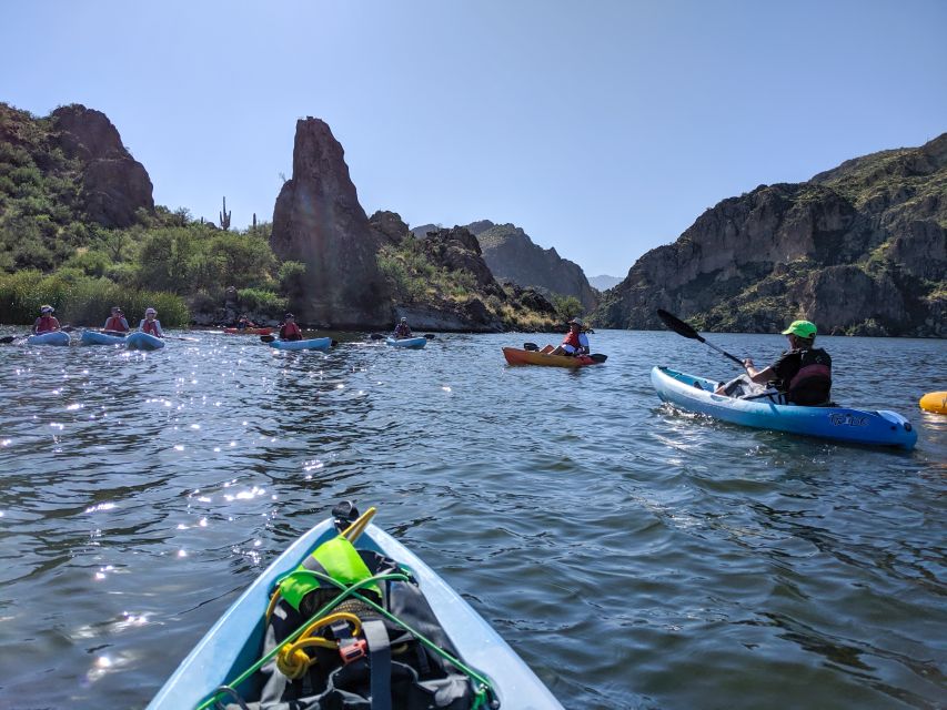 From Mesa: Self-Guided Kayaking Trip on Saguaro Lake - Inclusions