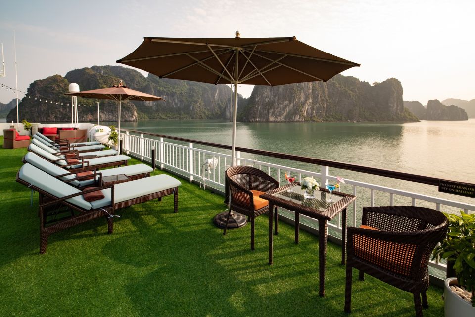 From Ninh Binh Dora Cruise Ha Long Bay: Private Balcony Room - Assistance