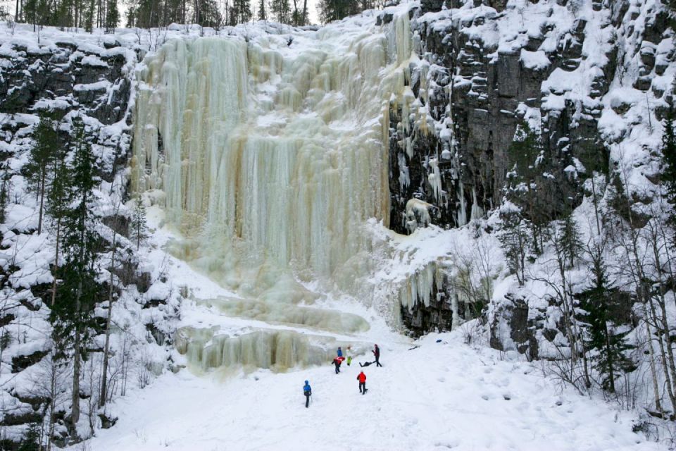 From Rovaniemi: Korouoma Frozen Waterfalls Small-Group Hike - Full Description