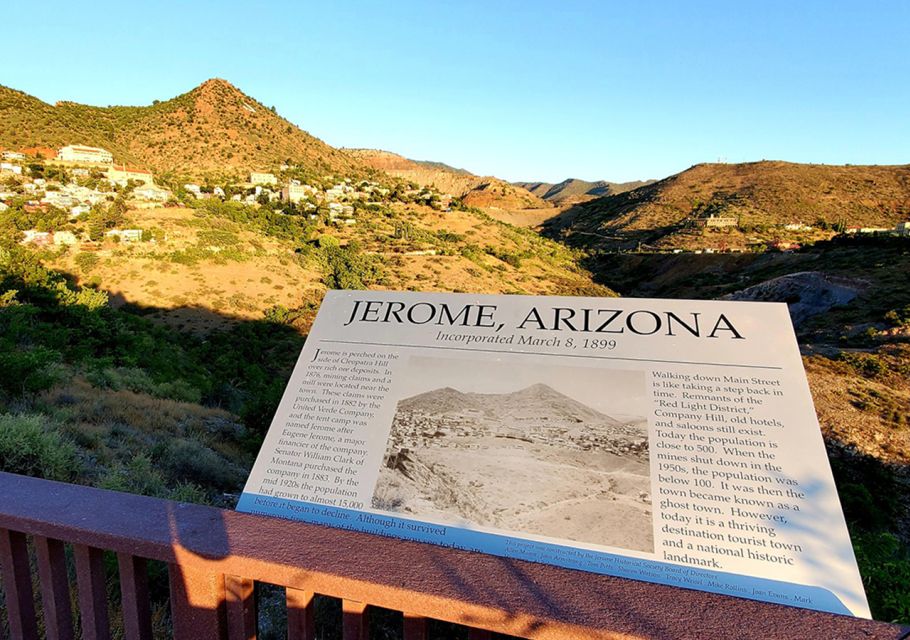 From Sedona: Jerome and Tuzigoot National Monument Day Trip - Tour Description
