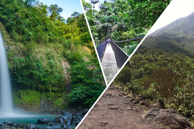 Full Combo! Hanging Bridges, Arenal Volcano, La Fortuna Waterfall - Inclusions