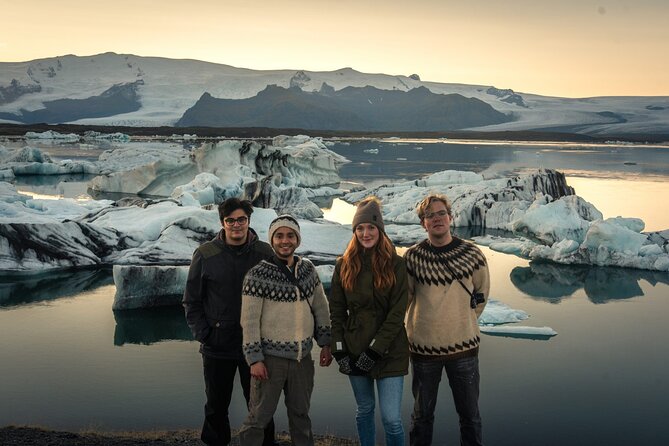 Full-Day Glacier Lagoon, Diamond Beach & Glacier Hike - 15 Shot Photo Package - Diamond Beach Visit