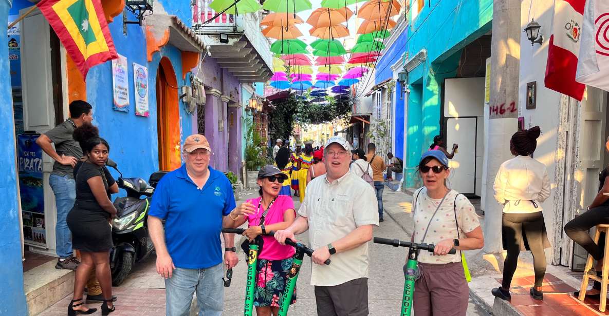 FUN SCOOTER RIDE THRU CARTAGENA & GETSEMANI / DISCOVERY TOUR - Inclusions Provided