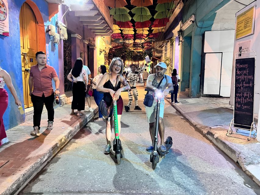 FUN SCOOTER RIDE THRU CARTAGENA & GETSEMANI / DISCOVERY TOUR - Meeting Point and Duration