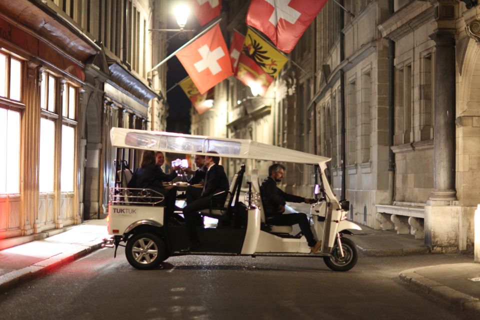 Geneva: Tour With Fondue and Wine in Tuktuk - Logistics and Reviews