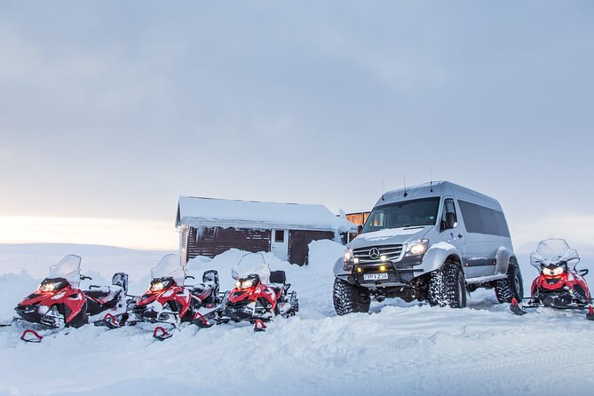 Glacier Snowmobiling and Ice Cave From Geysir - Pricing and Logistics