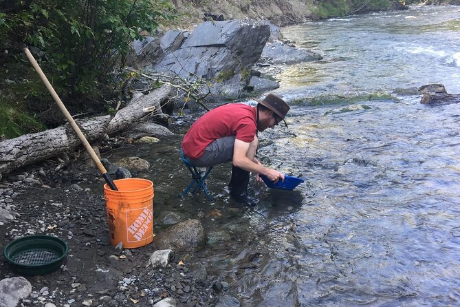 Gold Panning Activity at Mission Creek - Meeting Point and Pickup Information