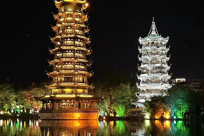 Guilin Four Lakes Night Cruise With the English Speaking Driver From Guilin Hotel - Tour Highlights and Inclusions