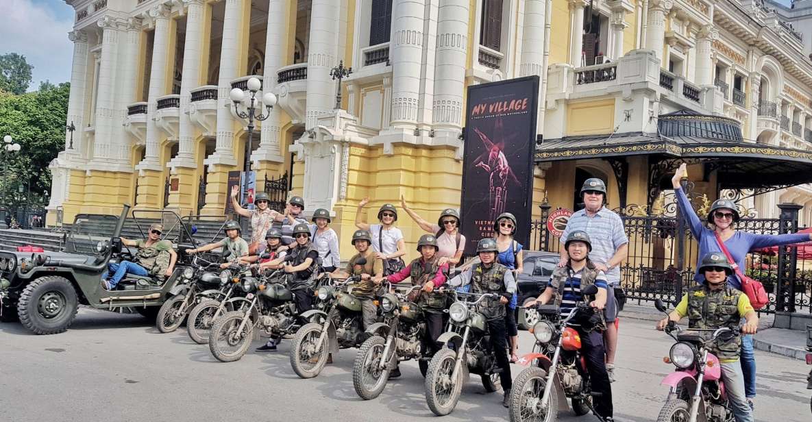 Hanoi: Half-Day Guided City Tour on Vintage Minsk Motorbike - Tour Description