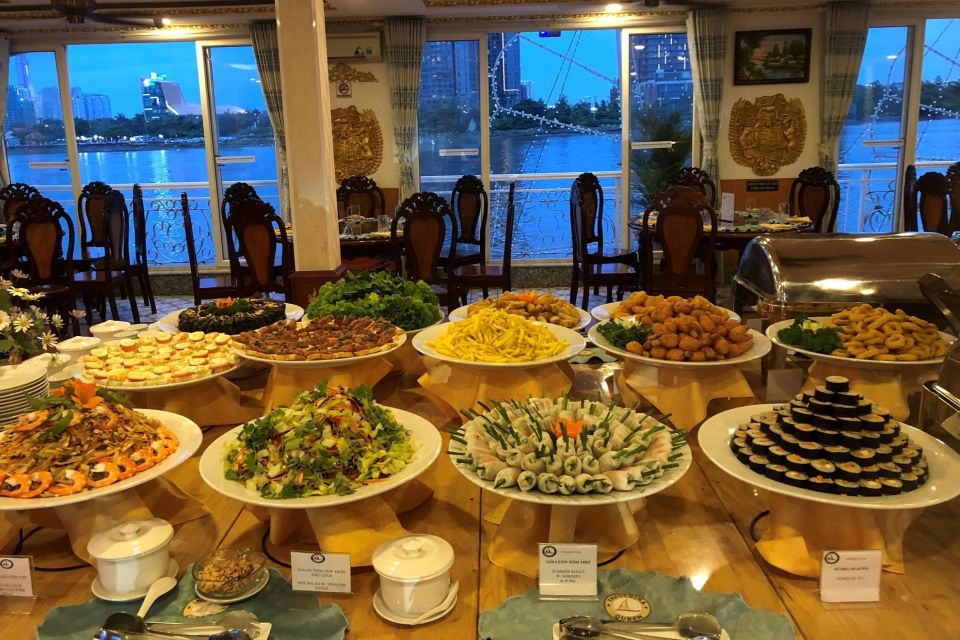 HCM: Saigon River Buffet Dinner Cruise With Private Table - Tour Inclusions and Features