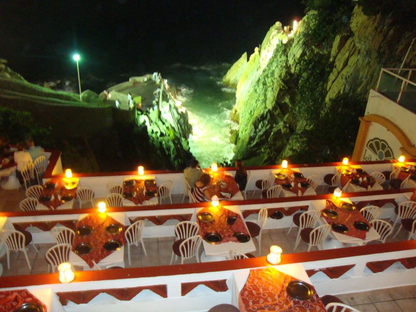 High Cliff Divers by Night With Dinner From Acapulco - Booking Information