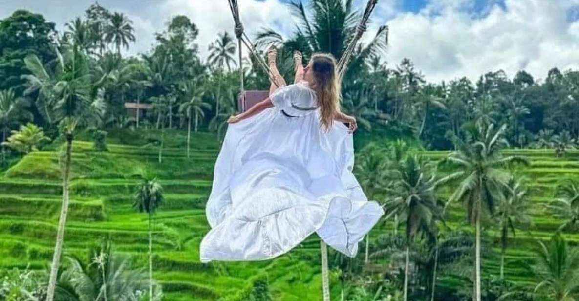 Highlight Ubud Waterfalls and Tegalalang Rice Terrace - Capturing Moments at the Jungle Swing