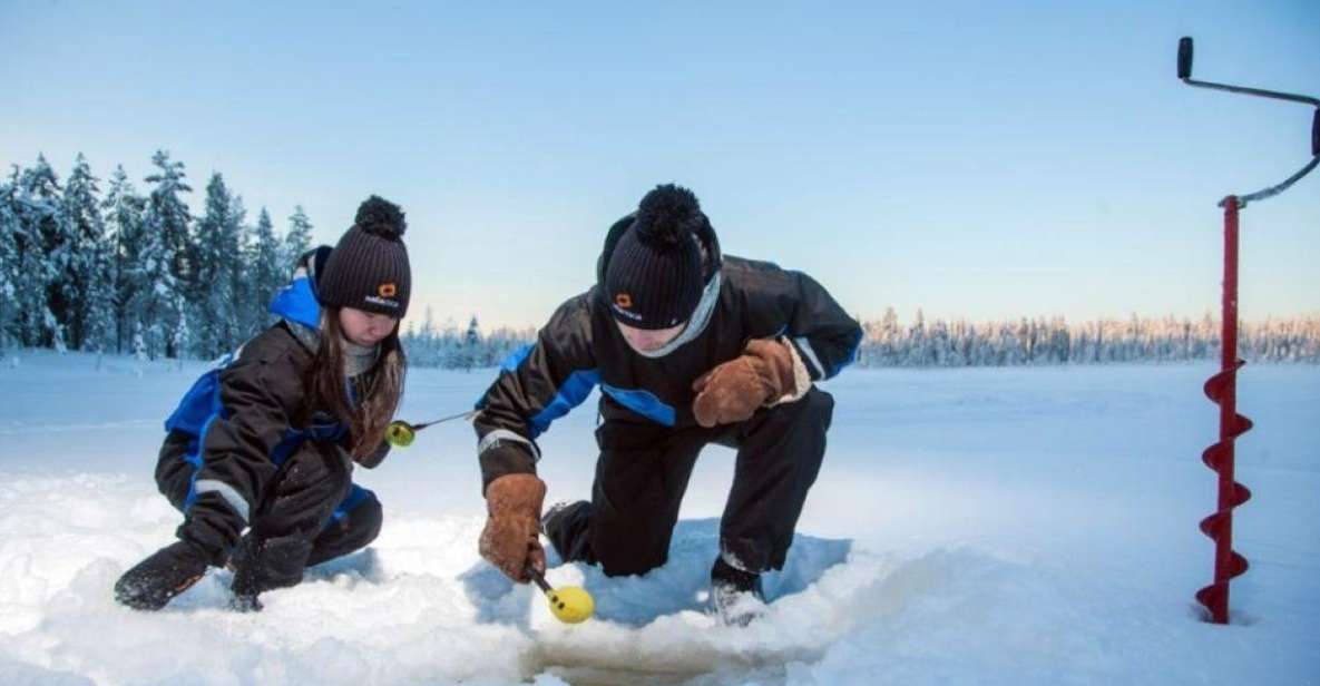 Ice Fishing Adventure in Levi With Salmon Soup - Ice-Fishing in Rautusjärvi
