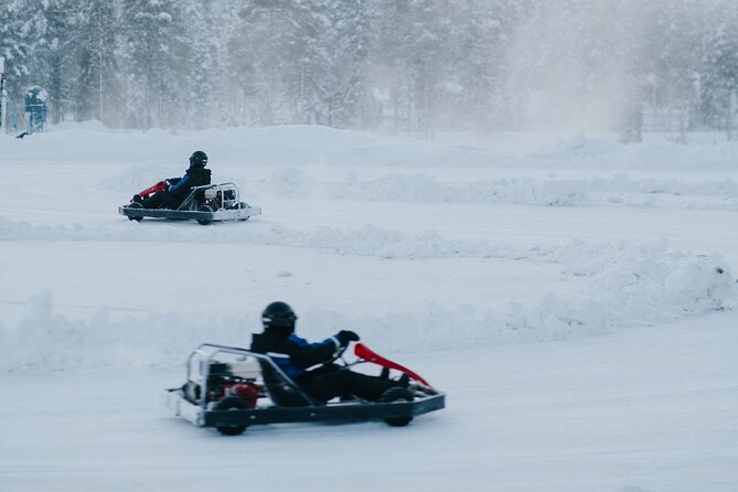 Ice Karting and Snowmobiling in Levi - Exploring Levi on Ice