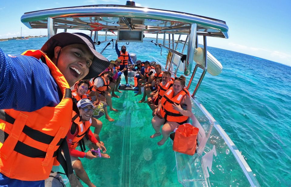 Isla Mujeres: Excursion Crystal Boat Tour at the Caribbean - Inclusions