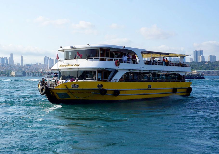 Istanbul: Bosphorus and Golden Horn Tour With Live Guide - Booking Information