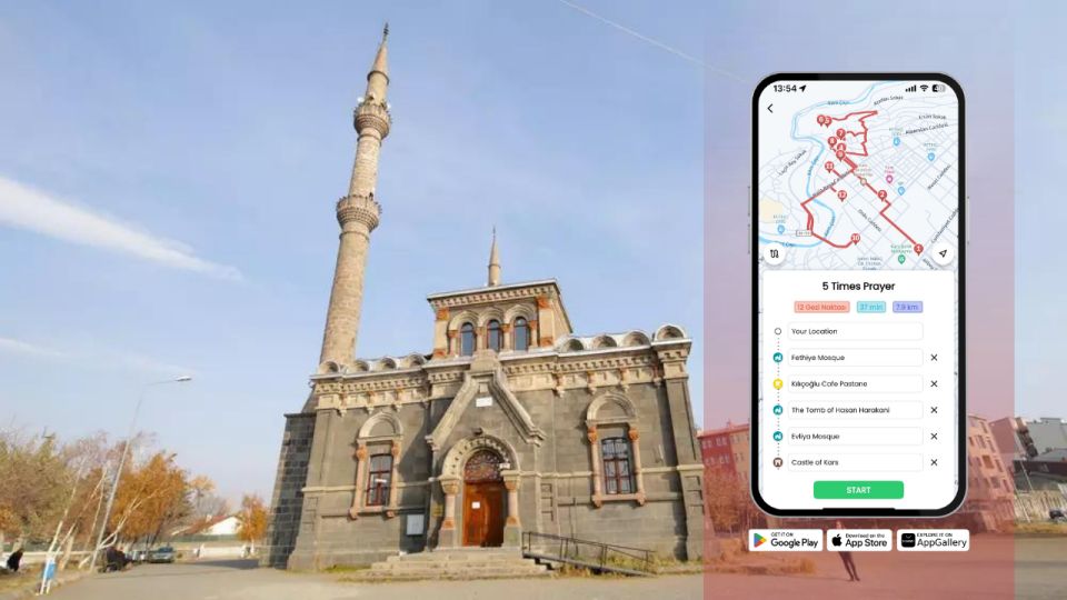 Kars: 5 Times Prayer With GeziBilen Digital Audio Guide - Starting Point and Guide Information