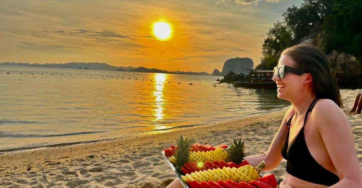 Krabi: Hong Island Sunset Tour With BBQ Dinner & Plankton - Tour Itinerary