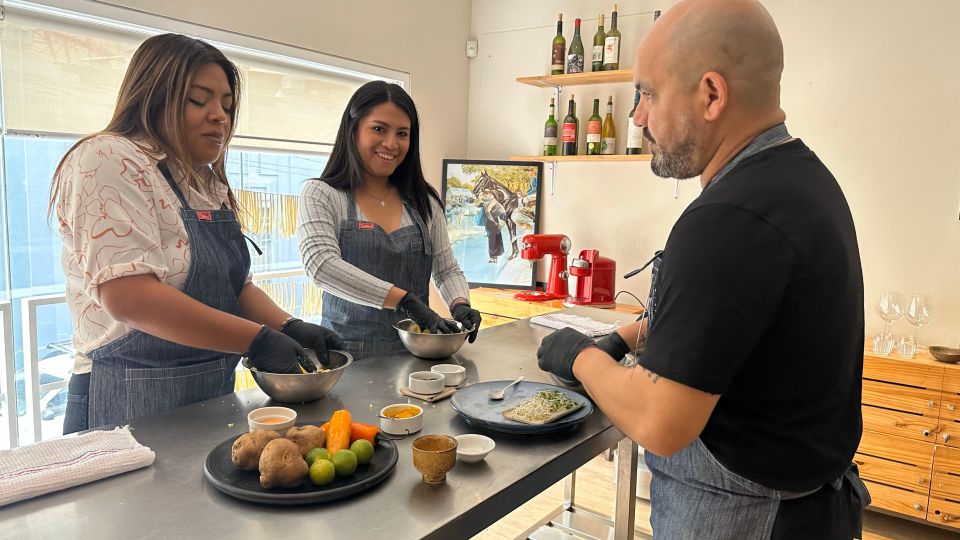 Lima: Gourmet Peruvian Cooking Class and Wine Tasting - Inclusions