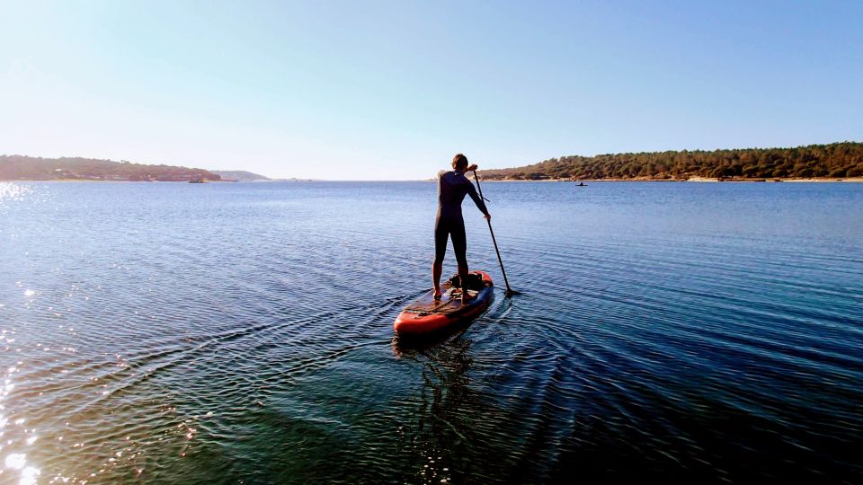 Lisbon: Stand Up Paddle Adventure at Albufeira Lagoon - Adventure Description