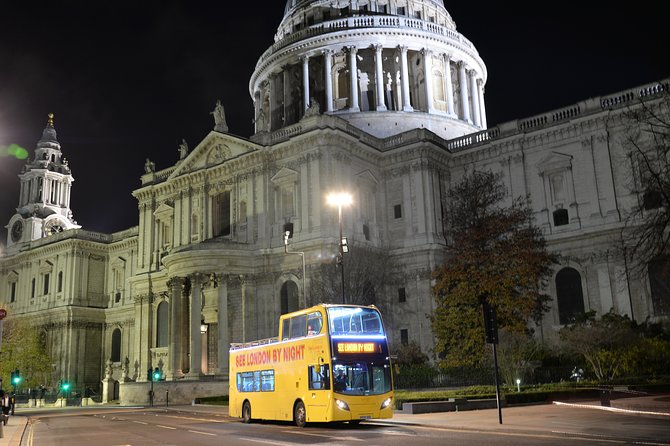 London by Night Sightseeing Tour - Open Top Bus - Expert Commentary