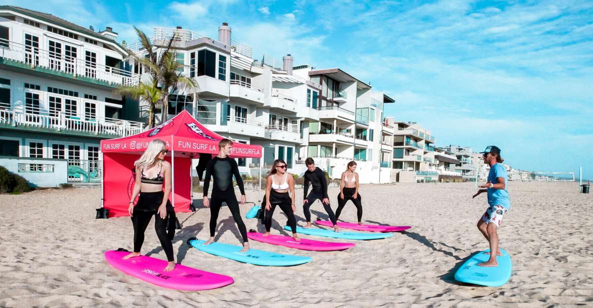 Los Angeles: Group Surfing Lesson - Participant Information