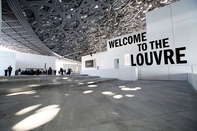 Louvre Museum & Abu Dhabi Grand Mosque Tour in A Private Vehicle - Itinerary