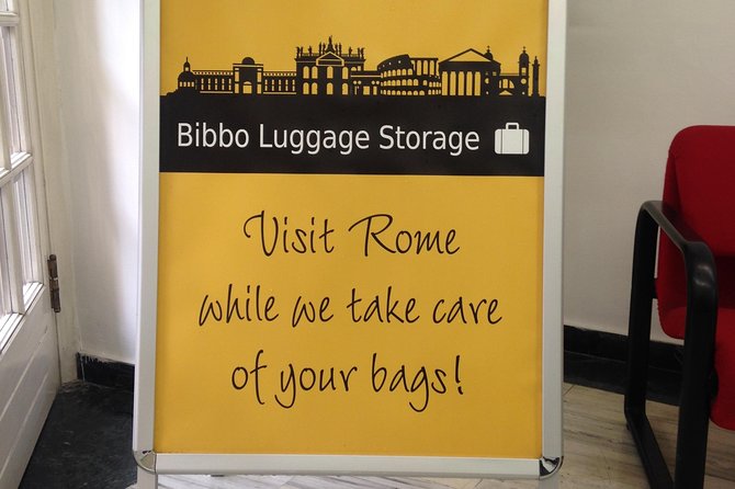 Luggage Storage in Rome City Center - Cancellation Policy