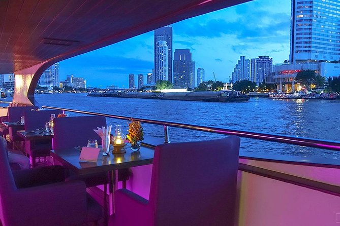 Luxury Dinning on Grand Pearl Cruise Along Chao Phraya River With Pickup - Dining Experience