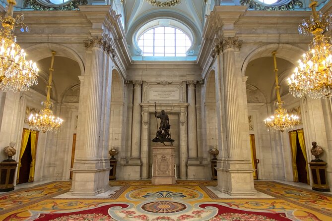 MADRID: Guided Tour of the Royal Palace With Tickets - Tour Itinerary and End Location