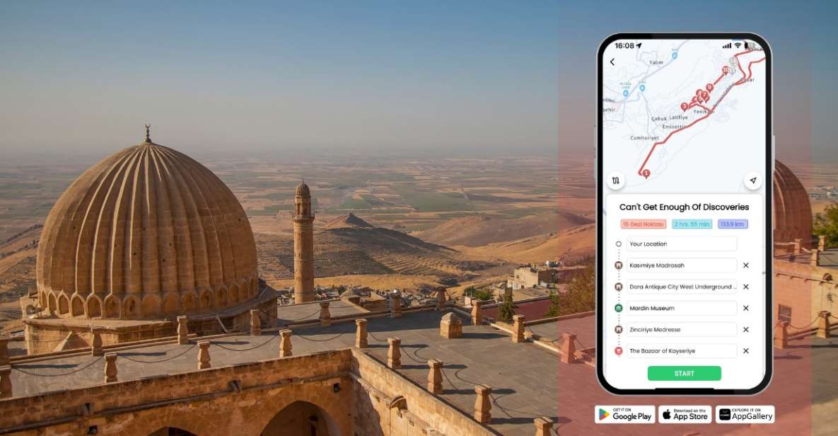 Mardin: For Insatiable Explore With GeziBilen Digital Guide - Starting Point and Route Information