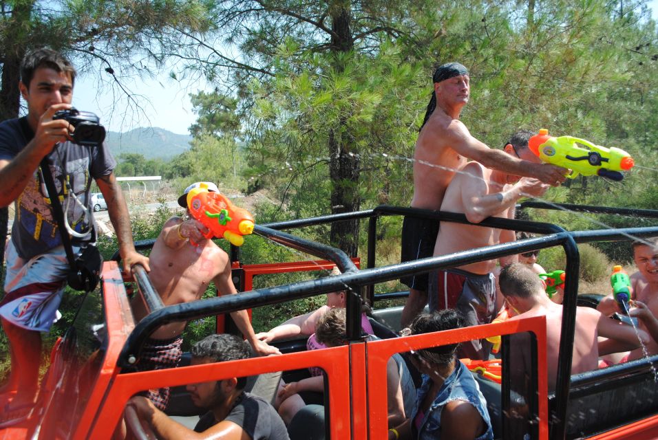 Marmaris Jeep Safari Water Fight, Colour and Foam Party - Tour Inclusions